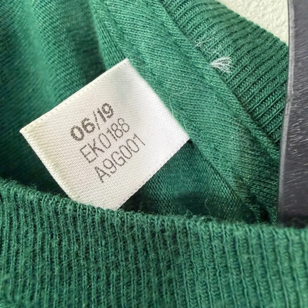 Adidas Mens Ohio Football Long‎ Sleeve Amplifier Tee Green 2XL EK0188